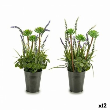 Ibergarden Dekoratīvs Augs Lavanda Metāls Plastmasa 13 x 40 x 13 cm (12 gb.)