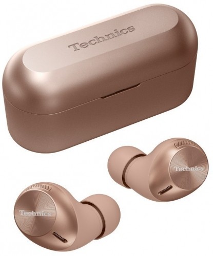 Technics wireless earbuds EAH-AZ40M2EN, rose gold image 1