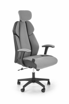 Halmar CHRONO chair, grey / black