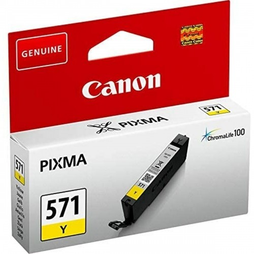 Картридж с оригинальными чернилами Canon CLI-571Y Жёлтый image 2