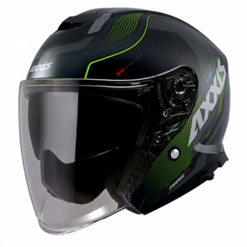 Axxis Helmets, S.a. Mirage SV Village (S) B3 BlackGreen ķivere