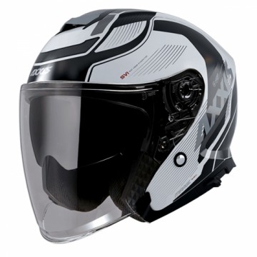 Axxis Helmets, S.a. Mirage SV Village (L) A1 WhiteBlack ķivere