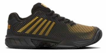 Tennis shoes for men K-SWISS HYPERCOURT EXPRESS 2 HB 071 black/yellow, size UK10/44,5EU