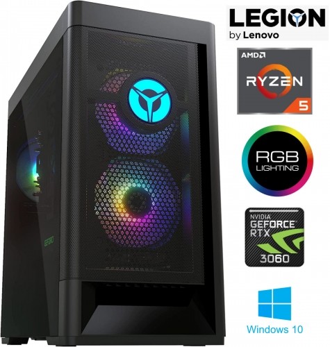 Lenovo Legion T5 MT Ryzen 5 5600G 16GB 512GB SSD RTX 3060 12GB Windows 10 26AMR5 image 1