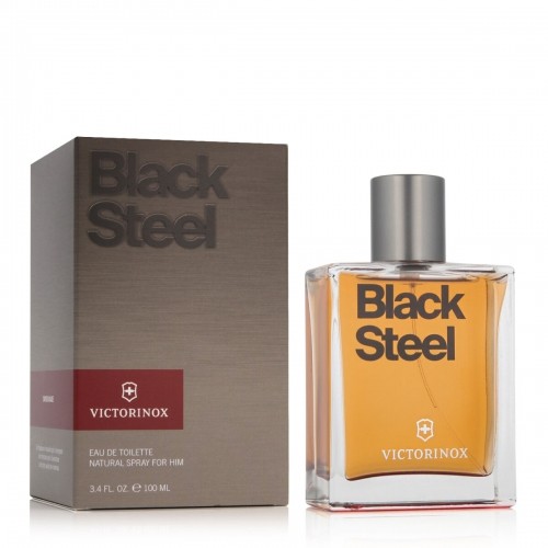 Parfem za muškarce Victorinox EDT Black Steel 100 ml image 1