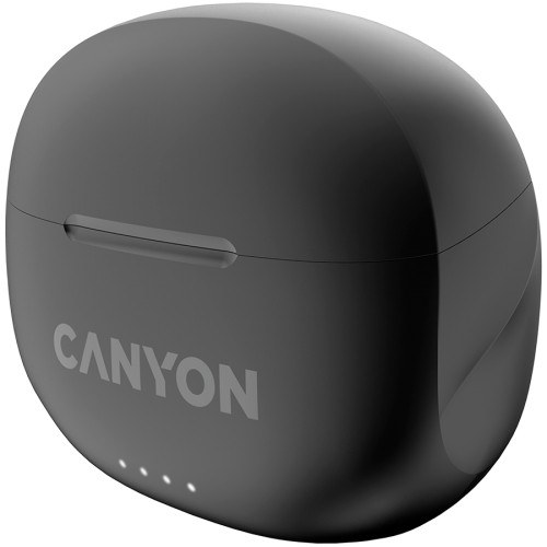 CANYON TWS-8, Bluetooth headset, with microphone, with ENC, BT V5.3 JL 6976D4, Frequence Response:20Hz-20kHz, battery EarBud 40mAh*2+Charging Case 470mAh, type-C cable length 0.24m, Size: 59*48.8*25.5mm, 0.041kg, Black image 4