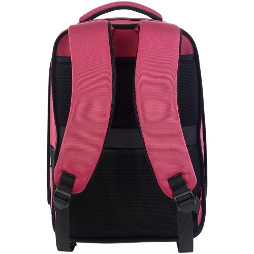 CANYON BPE-5, Laptop backpack for 15.6 inch, Product spec/size(mm): 400MM x300MM x 120MM(+60MM), Red, EXTERIOR materials:100% Polyester, Inner materials:100% Polyestermax weight (KGS): 12kgs image 4