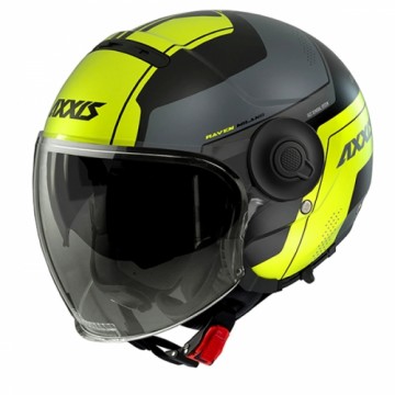 Axxis Helmets, S.a. Raven SV MILANO (XL) B3 BlackYellowMat ķivere