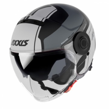 Axxis Helmets, S.a. Raven SV MILANO (M) A1 GreyBlackMat ķivere