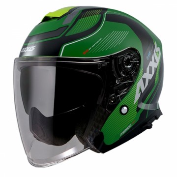 Axxis Helmets, S.a. Mirage SV Village (XL) C6 ZaļaMelnMat ķivere