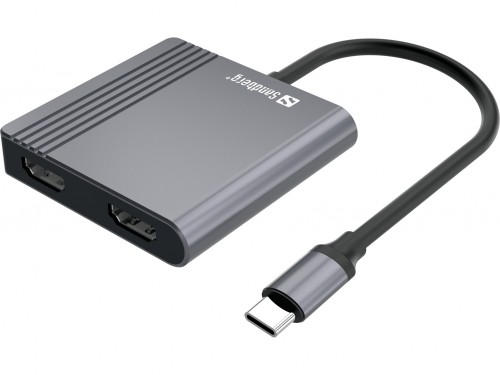 Sandberg 136-44 USB-C Dock 2xHDMI+USB+PD image 4