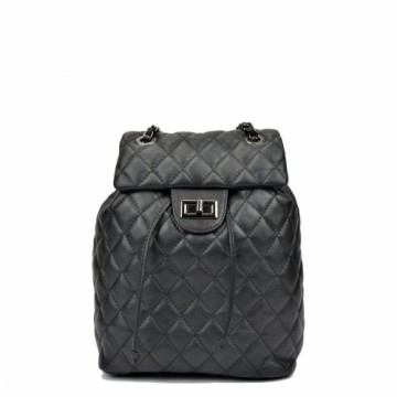 Повседневный рюкзак Anna Luchini SS22-AL-2165-NERO Чёрный 22 x 32 x 11 cm