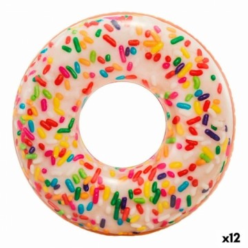 Piepūšamais ritenis Intex Donut Balts 114 x 25 x 114 cm (12 gb.)