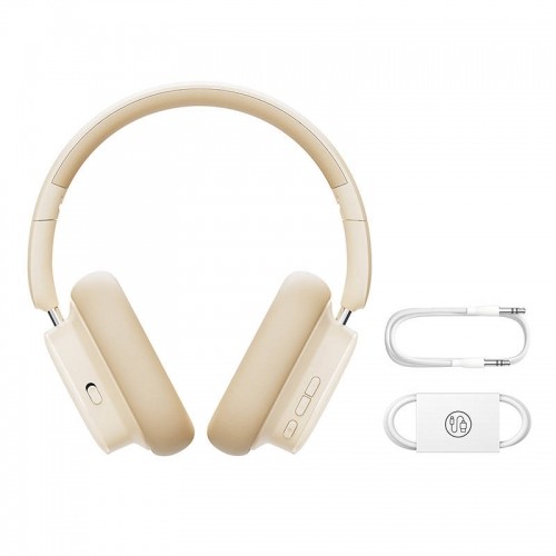 Wireless Headphones with Noise-Cancellation Baseus Bowie H1i (White) image 2