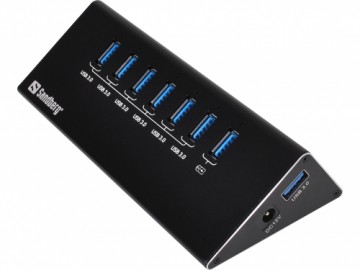 Sandberg 133-82 USB 3.0 Hub 6+1 ports