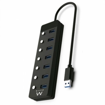 USB-разветвитель Ewent EW1147 Чёрный