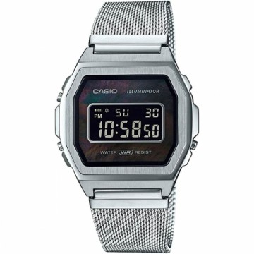 Мужские часы Casio A1000M-1BEF Чёрный Серебристый