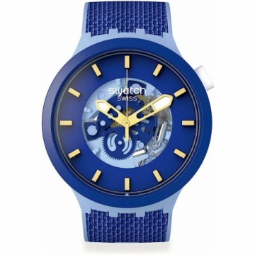 Vīriešu Pulkstenis Swatch BOUNCING BLUE (Ø 47 mm)