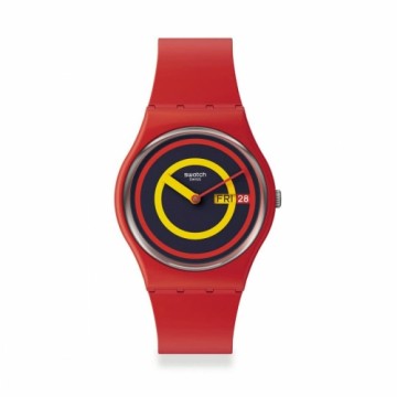 Vīriešu Pulkstenis Swatch CONCENTRIC RED (Ø 34 mm)