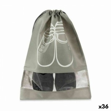 Berilo Полка для обуви Сумка Серый PVC Ткань 31,5 x 1 x 43 cm (36 штук)