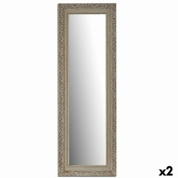 Gift Decor Sienas spogulis Balts Koks Stikls 45,5 x 136 x 1,5 cm (2 gb.)