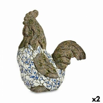 Ibergarden Декоративная фигурка для сада Петух полистоун 22,5 x 46 x 41,5 cm (2 штук)