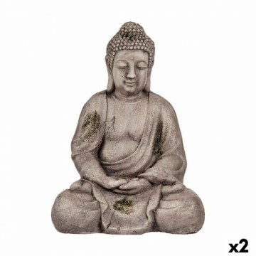 Ibergarden Dekoratīva figūra dārzam Buda Polirezīns 23 x 42 x 30 cm (2 gb.)
