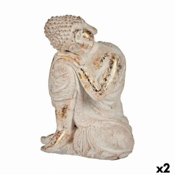 Ibergarden Dekoratīva figūra dārzam Buda Polirezīns 23 x 33 x 26 cm (2 gb.)