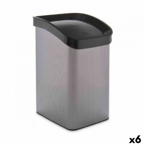 Berilo Atkritumu tvertne Pašizgāzējs Tumši pelēks Plastmasa 12 L (6 gb.) image 1