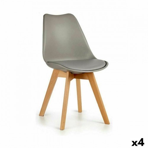 Gift Decor ēdamistabas krēsls Brūns Pelēks 42 x 80 x 50 cm (4 gb.) image 1