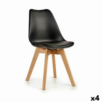Gift Decor ēdamistabas krēsls Brūns Melns 42 x 80 x 50 cm (4 gb.)