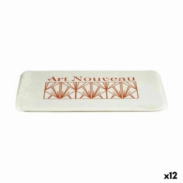 Berilo Vannas paklājs Art Nouveau Balts Bronza 40 x 1,5 x 60 cm (12 gb.)