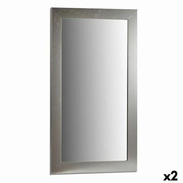 Gift Decor Sienas spogulis Sudrabains Koks Stikls 64,5 x 1,5 x 84,5 cm (2 gb.)