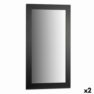 Gift Decor Sienas spogulis Melns Koks Stikls 64,5 x 84,5 x 1,5 cm (2 gb.)