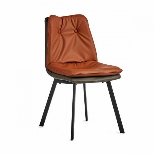 Gift Decor atzveltnes krēsls Pogu Brūns Melns Pelēks Tērauds 62 x 85 x 47 cm (2 gb.) image 3