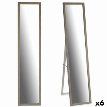 Gift Decor Стоящее зеркало Серый Деревянный Стеклянный 44 x 32,5 x 120 cm (6 штук)