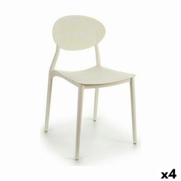 Gift Decor ēdamistabas krēsls Balts Plastmasa 41 x 81 x 49 cm (4 gb.)