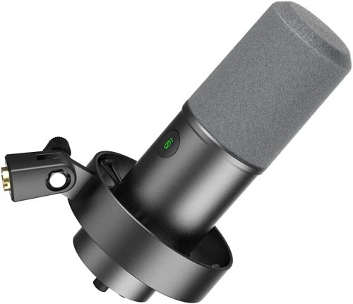Fifine K688 mikrofons spēlēm | podkasti| strīmošana | XLR melns image 4