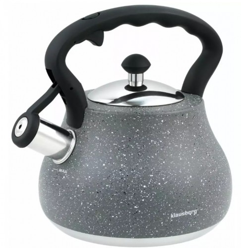 Традиционный чайник 2,7 л серо-мраморного цвета Klausberg image 1