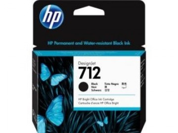 HP  
         
       INK CARTRIDGE BLACK NO.712/80ML 3ED71A