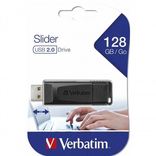 USB Zibatmiņa Verbatim 49328 Melns 128 GB image 2