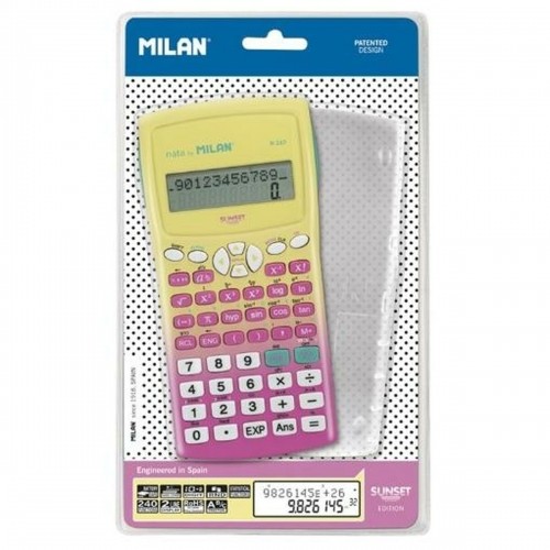Zinātniskais kalkulators Milan M240 Dzeltens Rozā 16,7 x 8,4 x 1,9 cm image 2