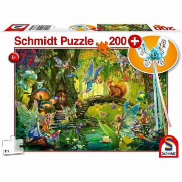 Puzle un domino komplekts Schmidt Spiele Fairies in the Forest 200 Daudzums