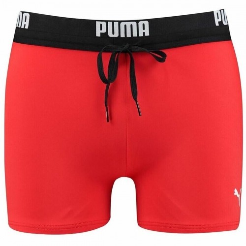 Vīriešu Peldkostīms Puma Logo Swim Trunk Boxer Sarkans image 1