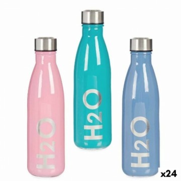 Vivalto Pudele H2O Stikls Nerūsējošais tērauds 650 ml (24 gb.)
