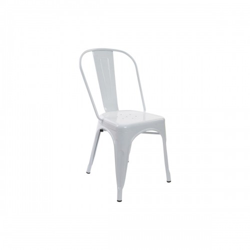 Krēsls DKD Home Decor Balts Metāls 53 x 45 x 85 cm image 1
