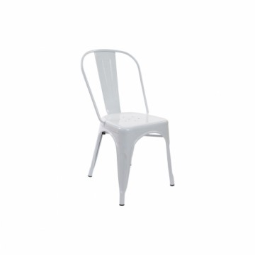Krēsls DKD Home Decor Balts Metāls 53 x 45 x 85 cm
