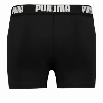 Zēnu Bokseršortu Peldbikses Puma Swim Logo Melns