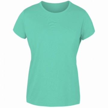 Sieviešu Krekls ar Īsām Piedurknēm Joluvi Combed  Kalns Aquamarine