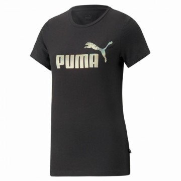 Футболка с коротким рукавом женская Puma Essentials+ Nova Shine Чёрный